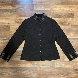 Icelandic Designs | Wool Lined Button Front Jacket